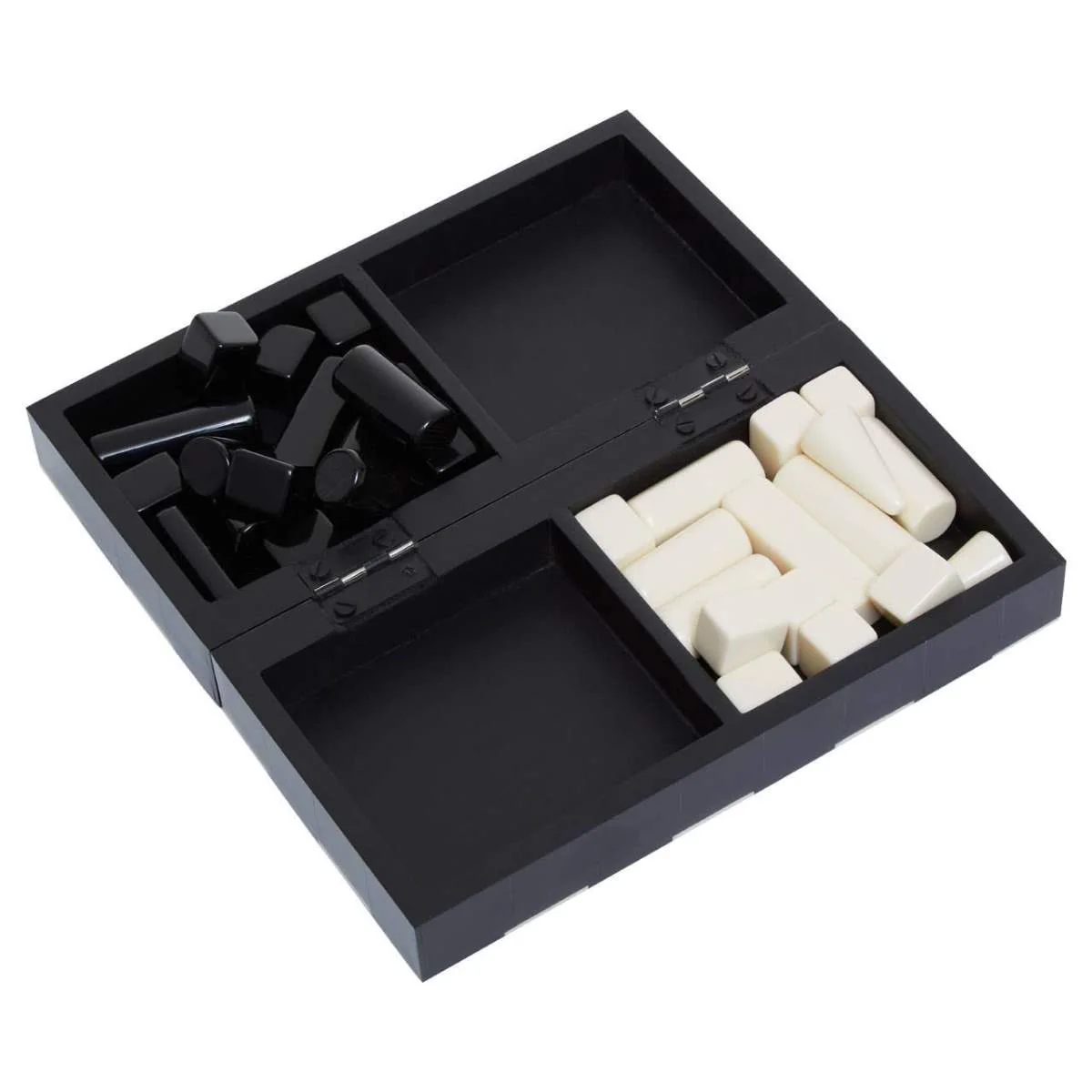 Beaumonde Home Churchill Games Small Black and White Foldable Chess Set - Image 6