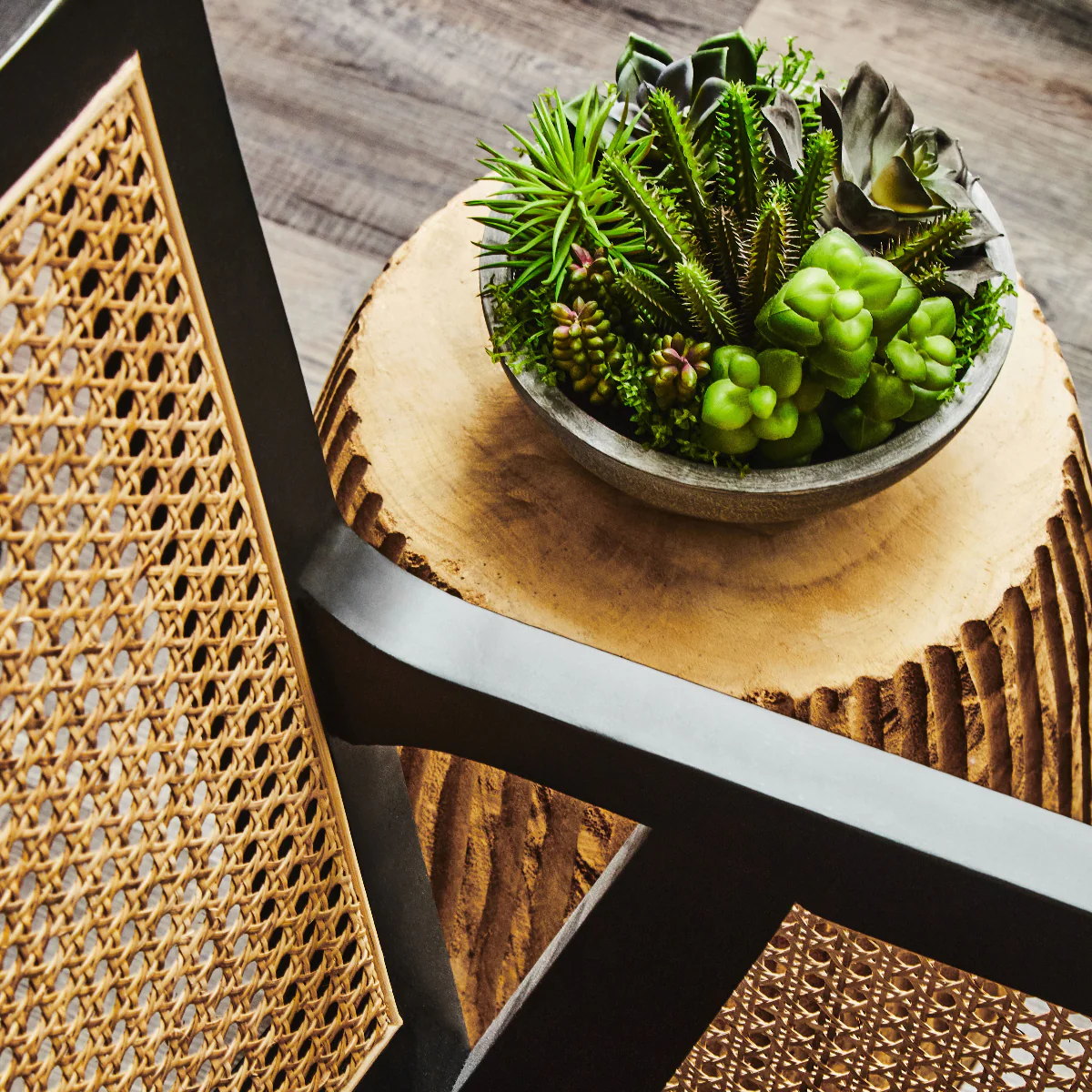 Beaumonde Home Corso Cane Rattan Back Chair - Image 12
