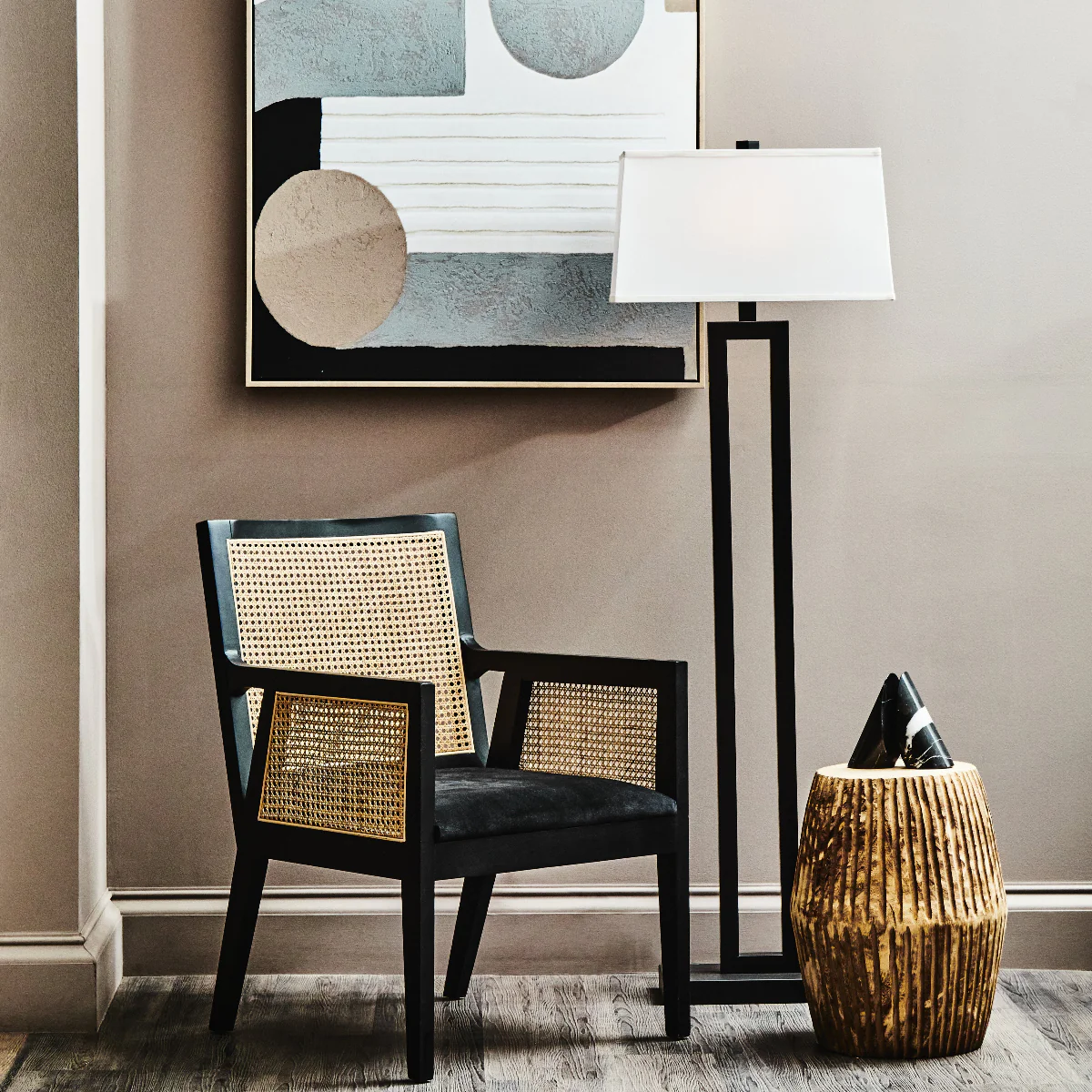 Beaumonde Home Corso Cane Rattan Back Chair - Image 13
