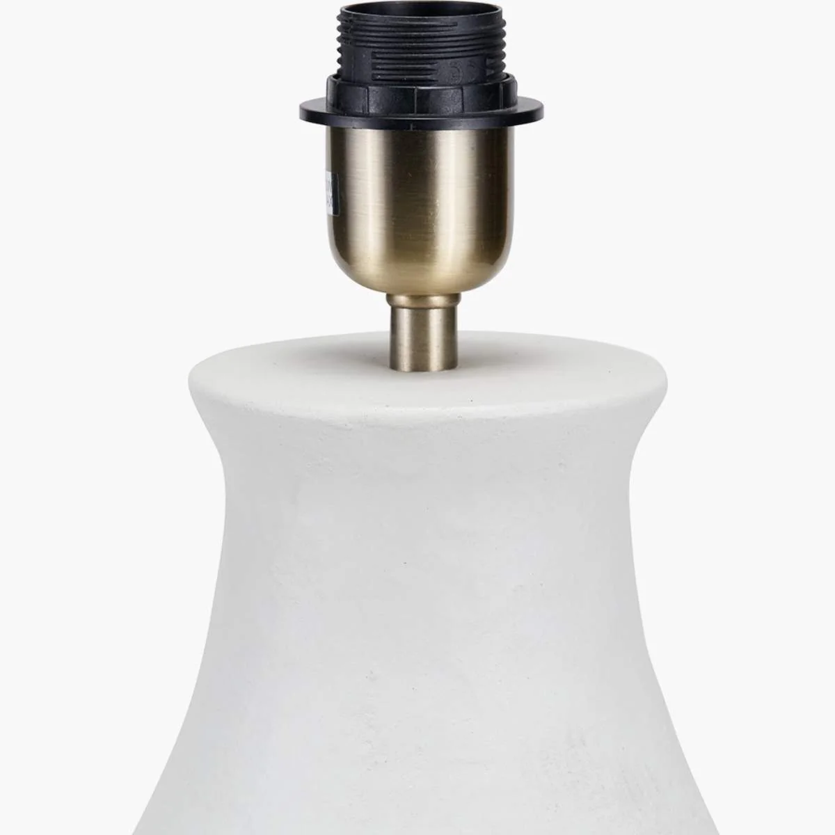Pacific Lifestyle Eirene White Textured Stoneware Table Lamp Base - Image 4