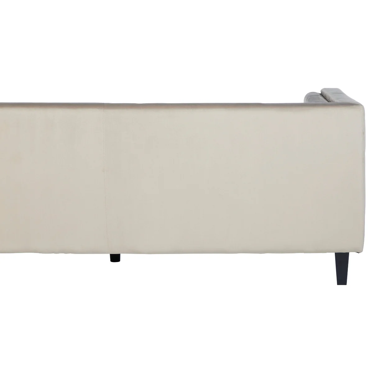Beaumonde Home Felisa 3 Seat Mink Velvet Sofa. - Image 7