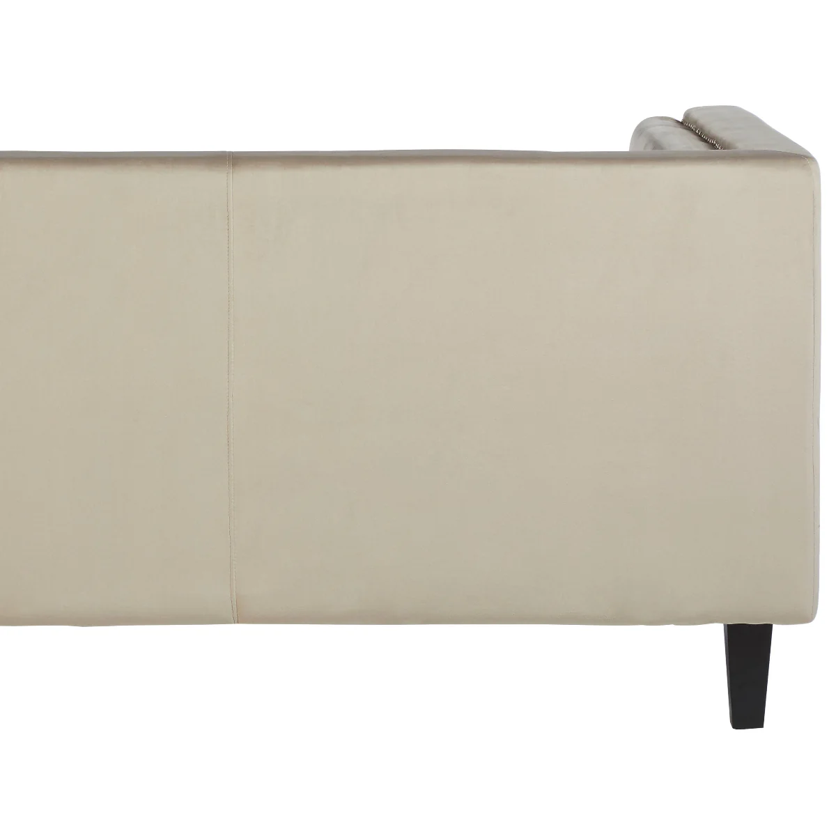 Beaumonde Home Felisa Two Seater Mink Velvet Sofa - Image 6