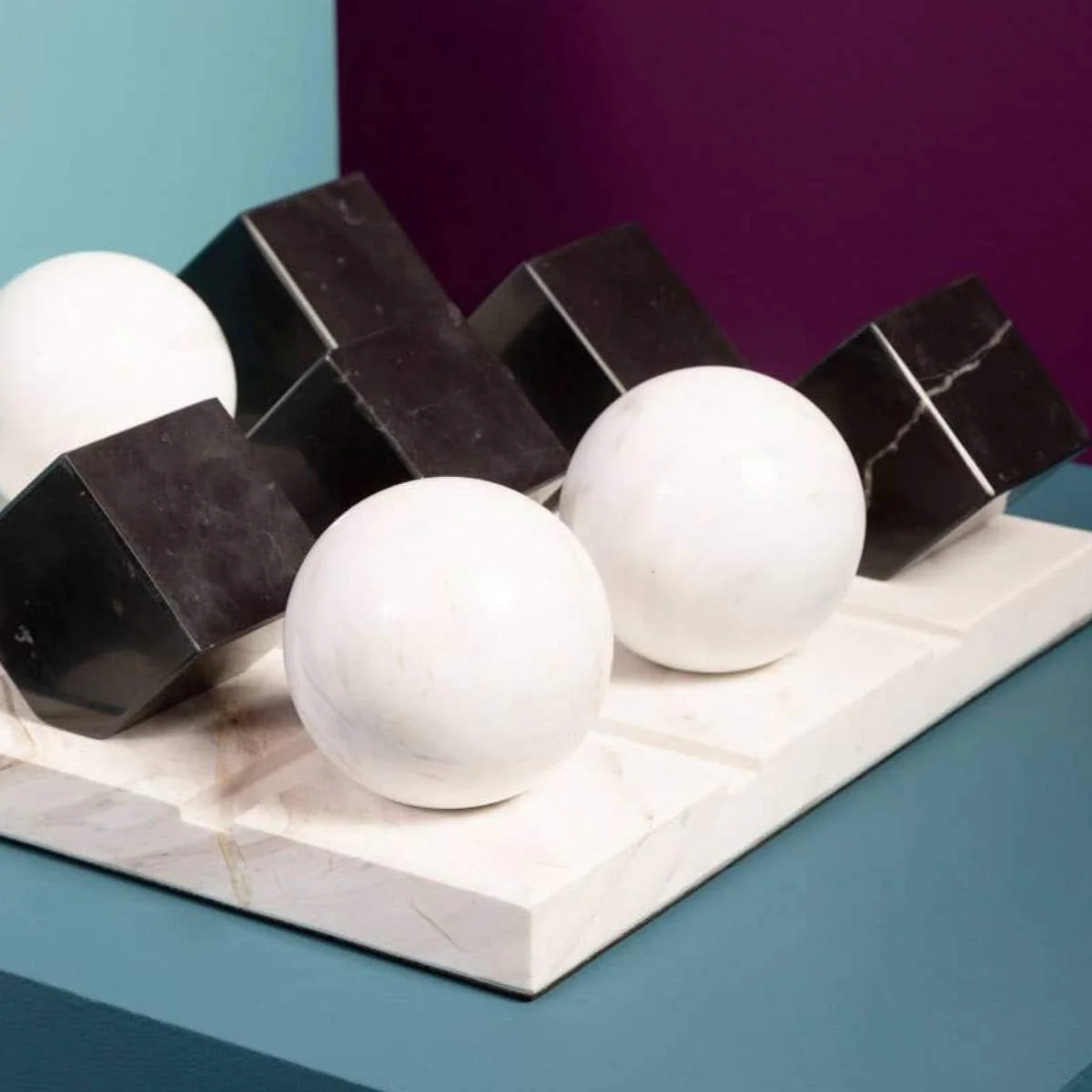 Beaumonde Home Flos Black And White Tic Tac Toe Game - Image 12