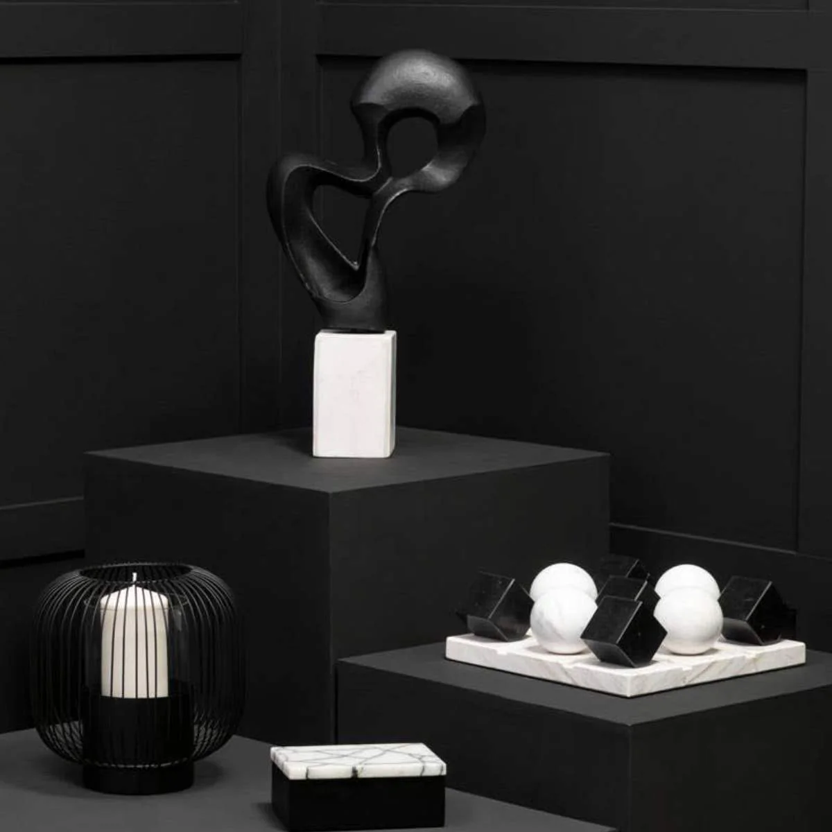 Beaumonde Home Flos Black And White Tic Tac Toe Game - Image 18