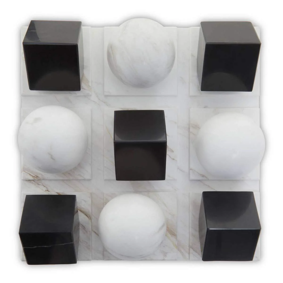 Beaumonde Home Flos Black And White Tic Tac Toe Game - Image 2