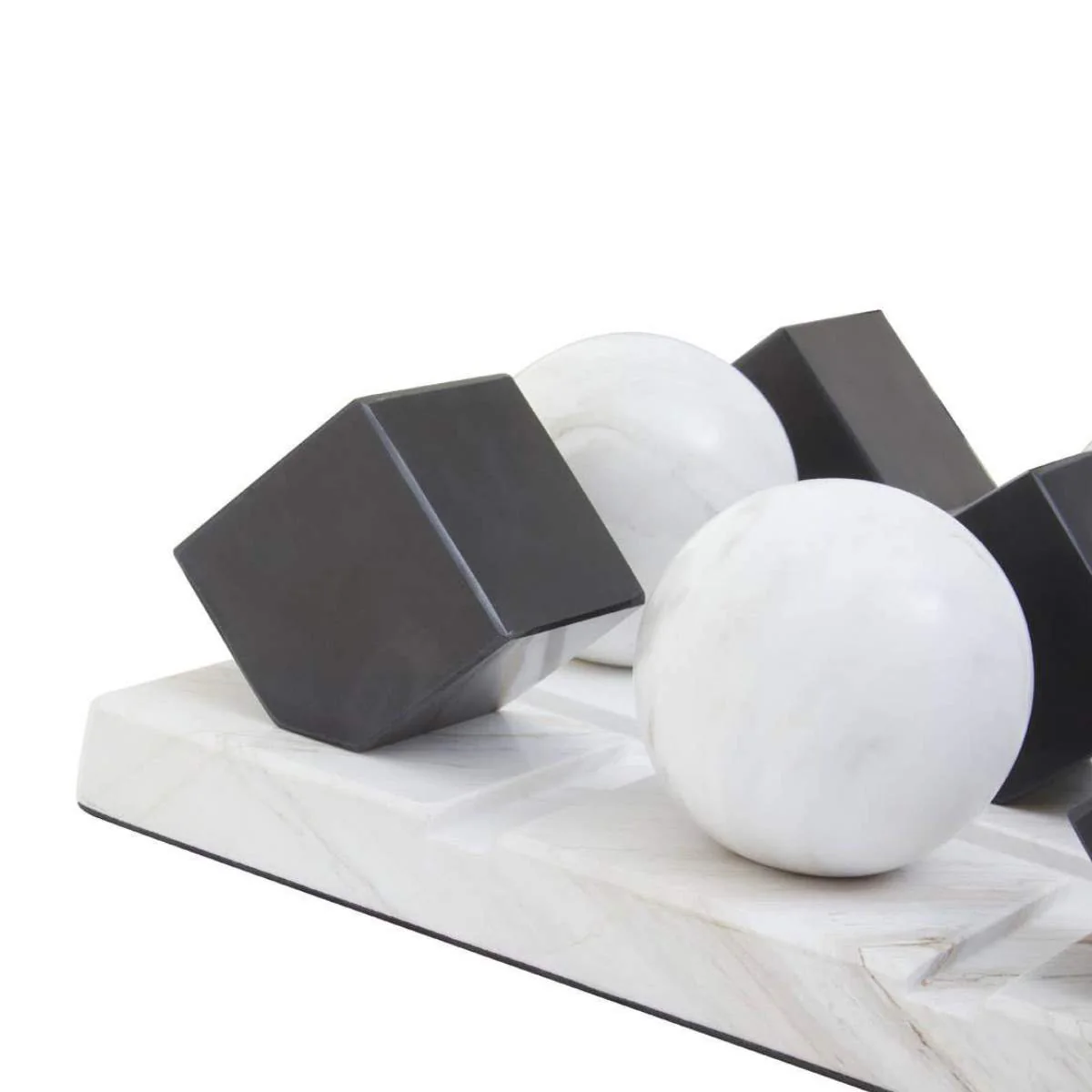 Beaumonde Home Flos Black And White Tic Tac Toe Game - Image 7