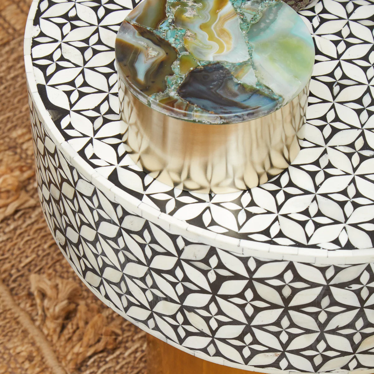 Beaumonde Home Fusion Round Side Table - Image 11