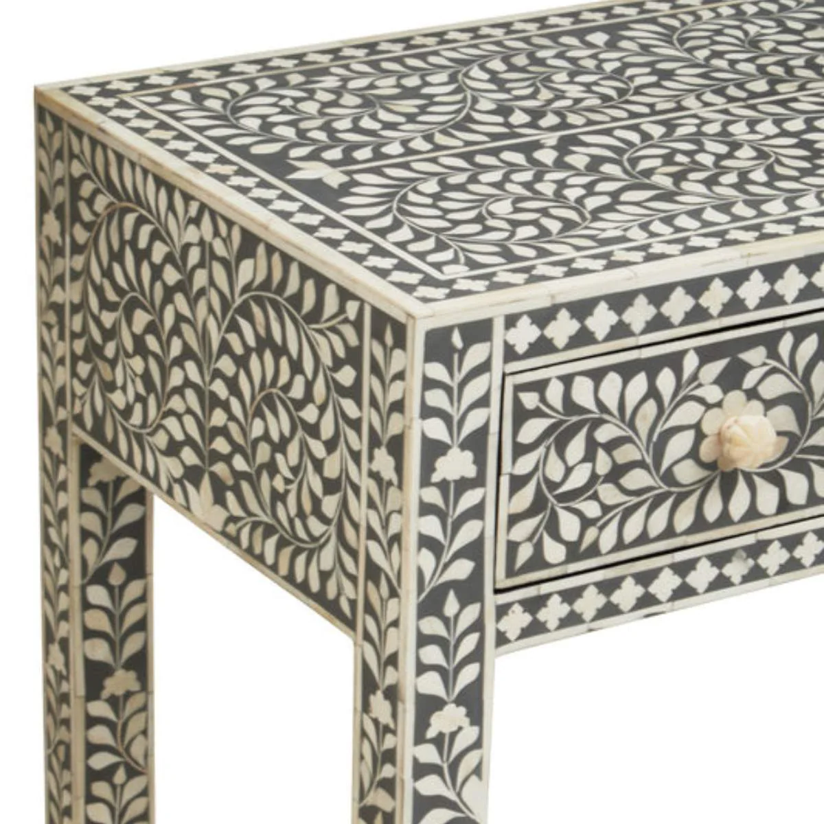 Beaumonde Home Fusion Three Drawer Desk - Image 7