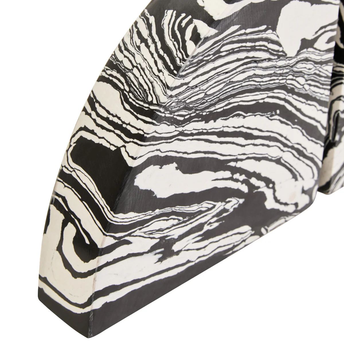 Beaumonde Home Helsa Black And White Marble Set Of Two Bookends - Image 5