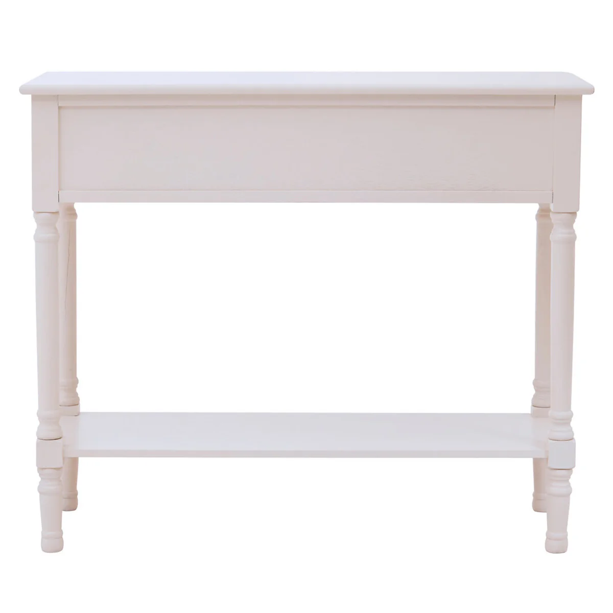 Beaumonde Home Heritage 2 Drawers Pearl White Console Table - Image 5