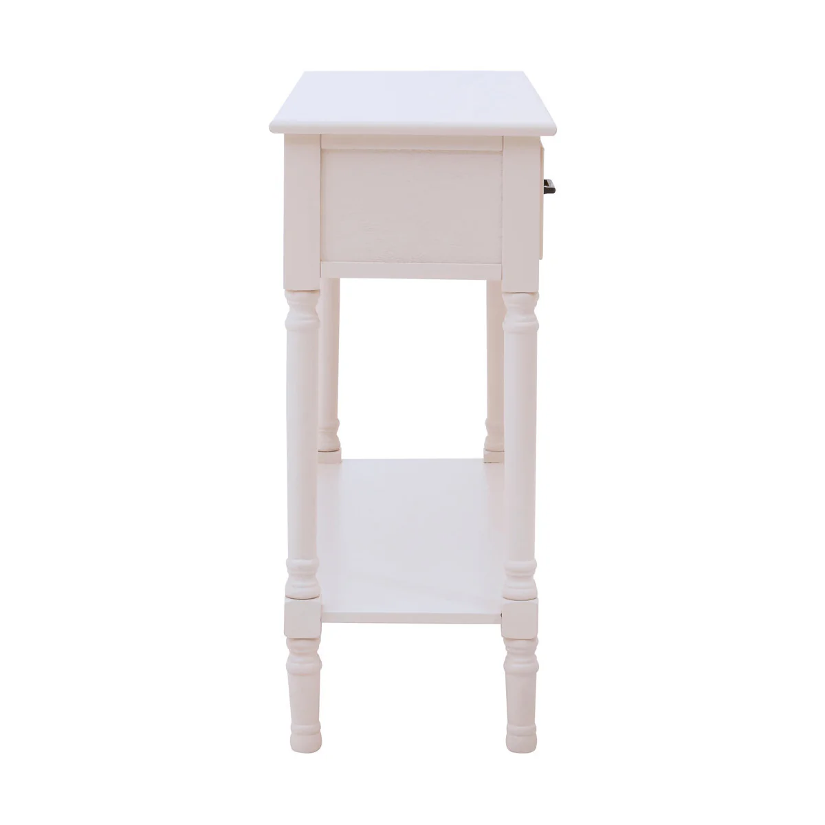 Beaumonde Home Heritage 2 Drawers Pearl White Console Table - Image 6
