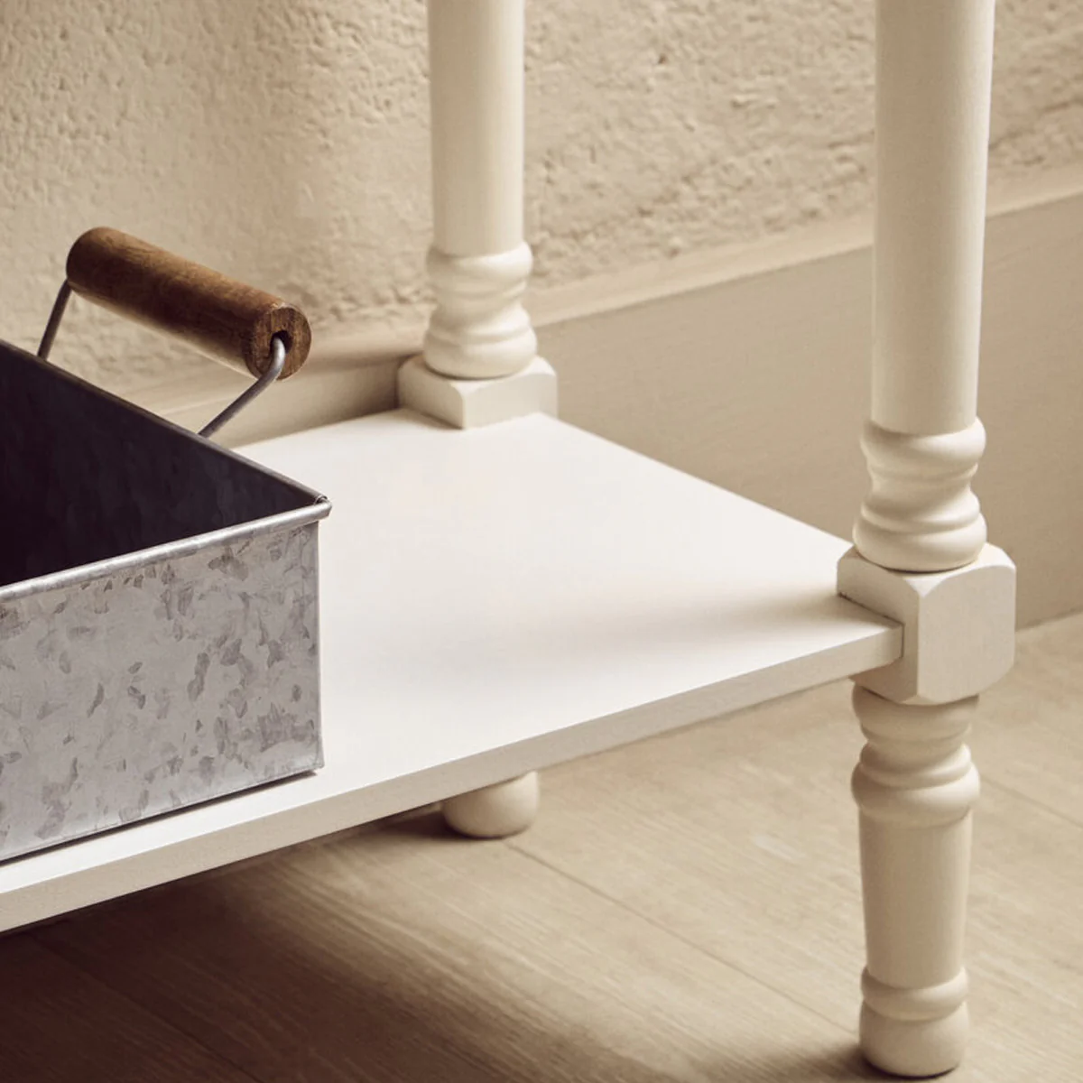 Beaumonde Home Heritage 2 Drawers Pearl White Console Table - Image 8