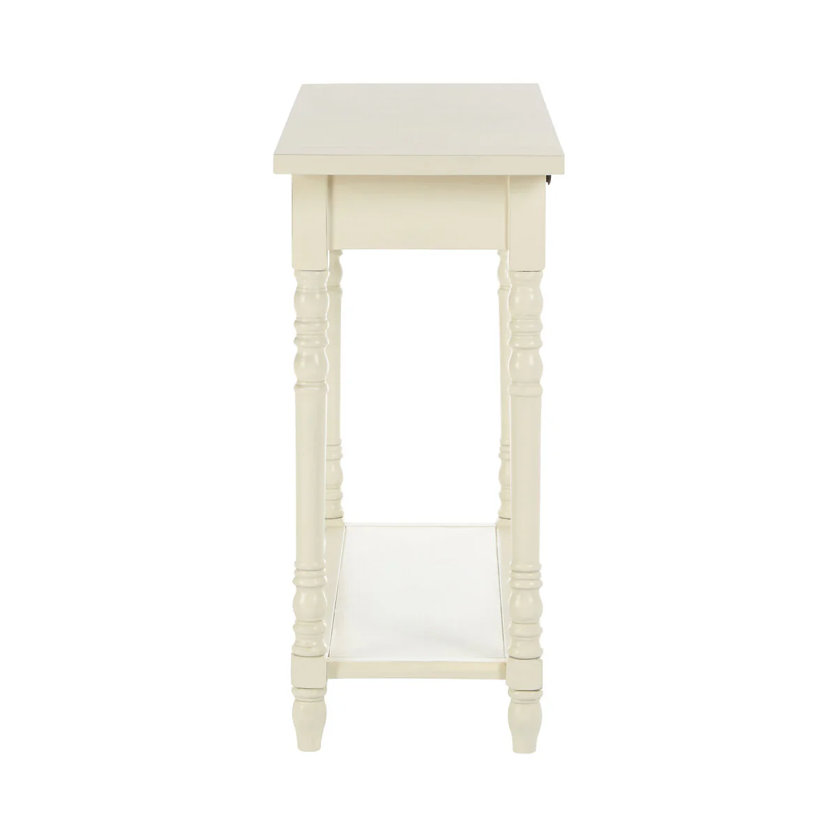 Beaumonde Home Heritage 2 Drawers White Console Table - Image 7