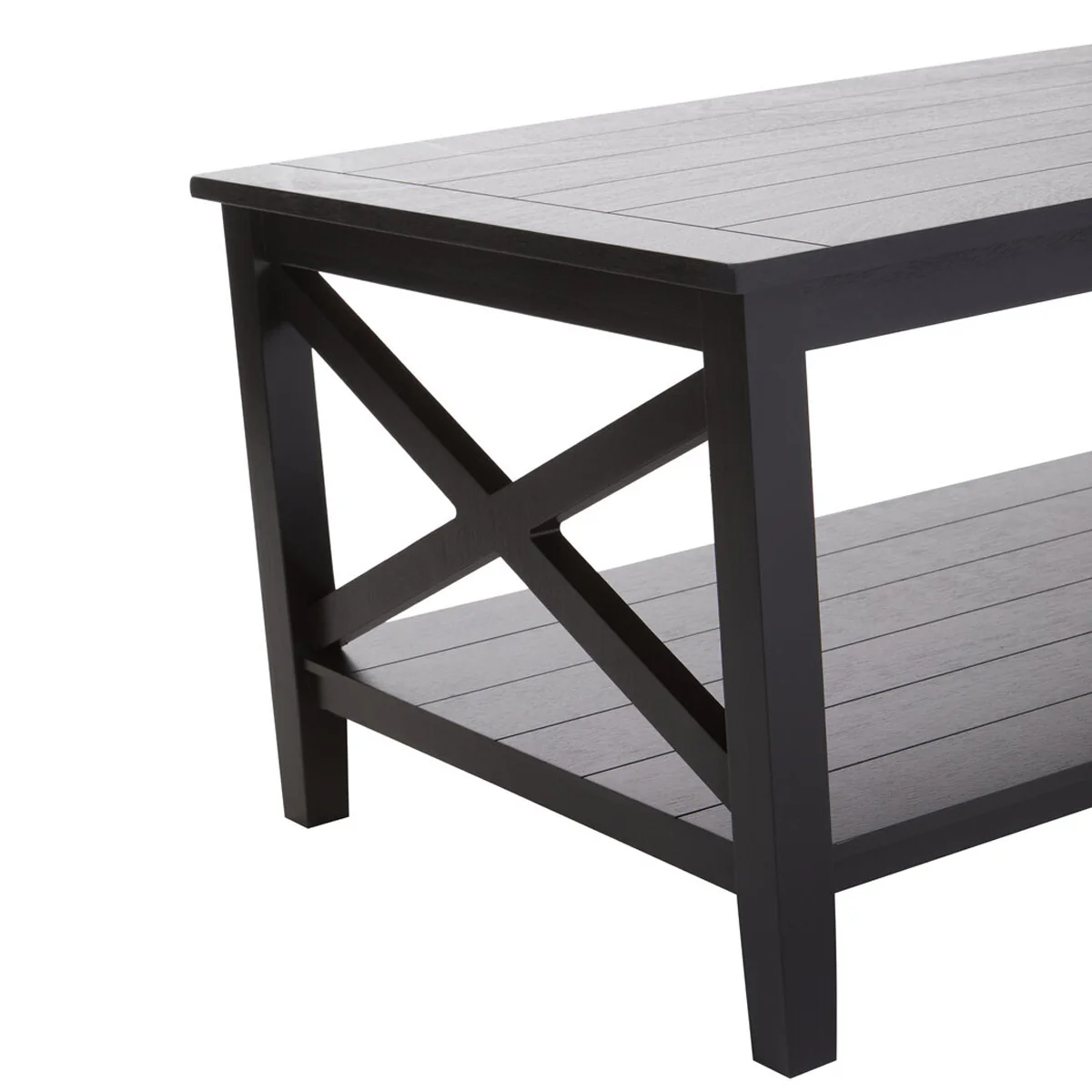 Beaumonde Home Heritage Black Wood Coffee Table - Image 3