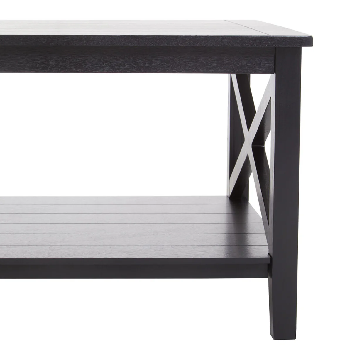 Beaumonde Home Heritage Black Wood Coffee Table - Image 4
