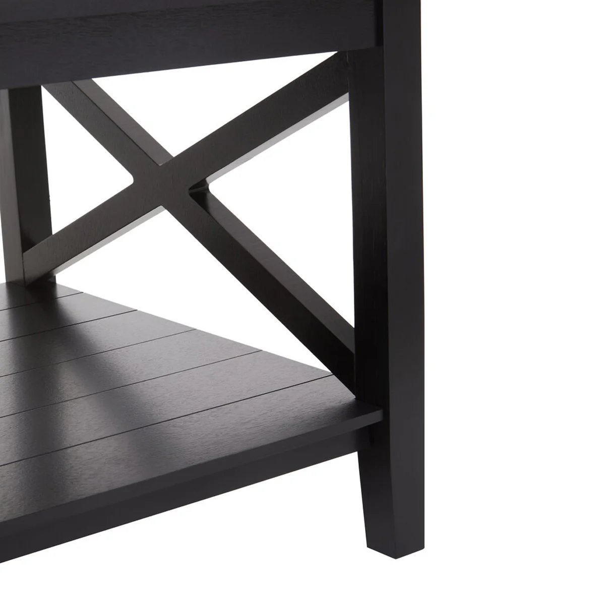 Beaumonde Home Heritage Black Wood Coffee Table - Image 5