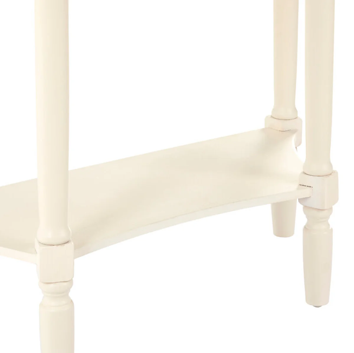 Beaumonde Home Heritage One Drawer Antique White Console Table - Image 6