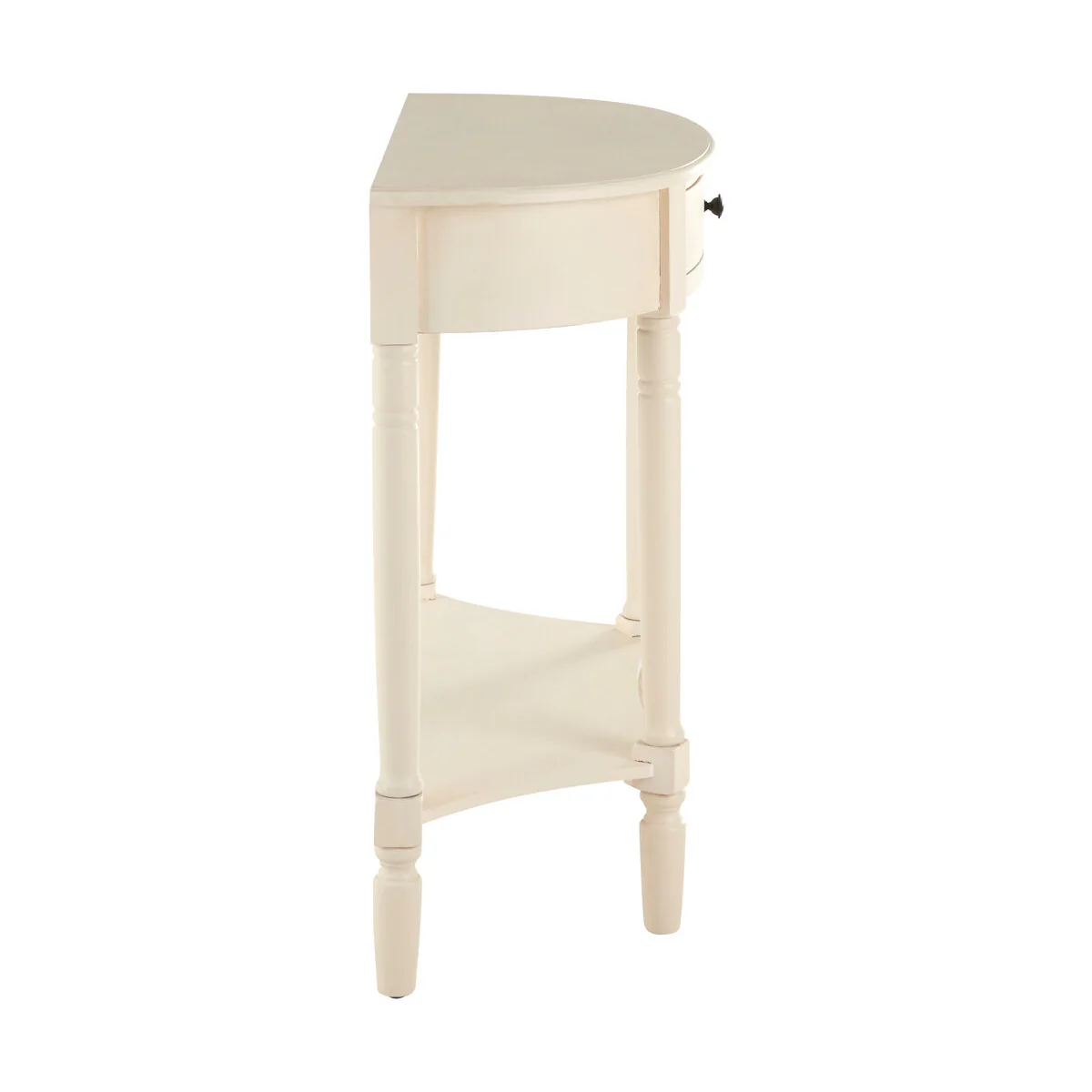 Beaumonde Home Heritage One Drawer Antique White Console Table - Image 8