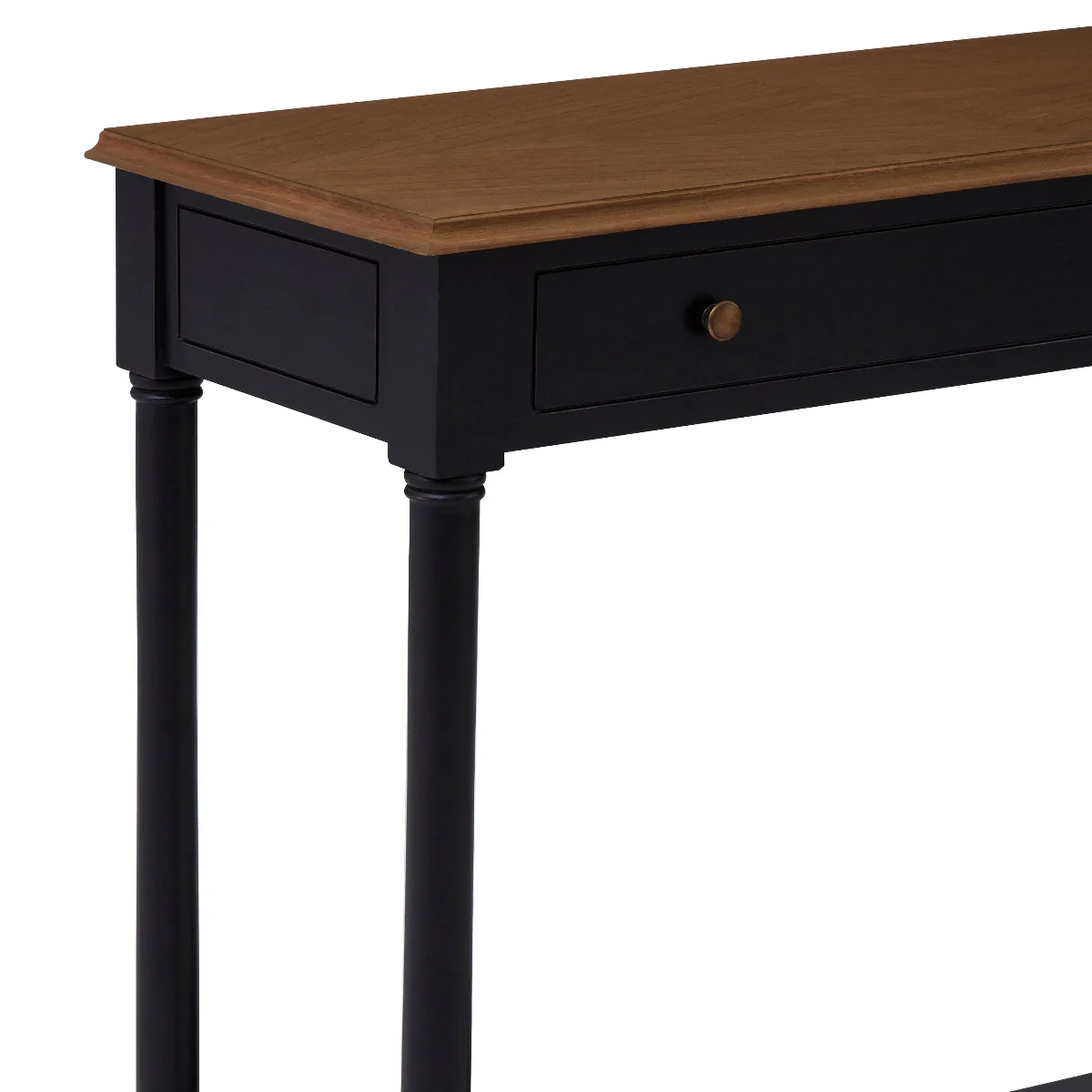 Beaumonde Home Loire 1 Drawer Black Console Table - Image 6