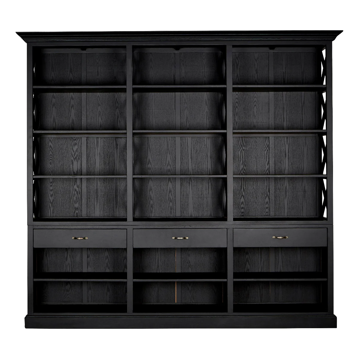 Beaumonde Home Lyon 3 Drawers Bookcase