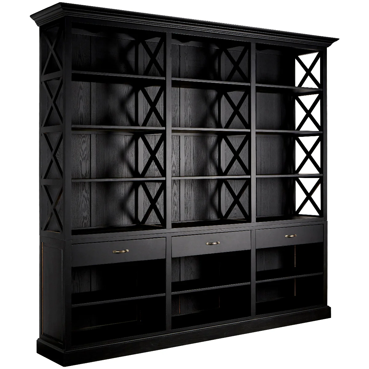 Beaumonde Home Lyon 3 Drawers Bookcase - Image 2