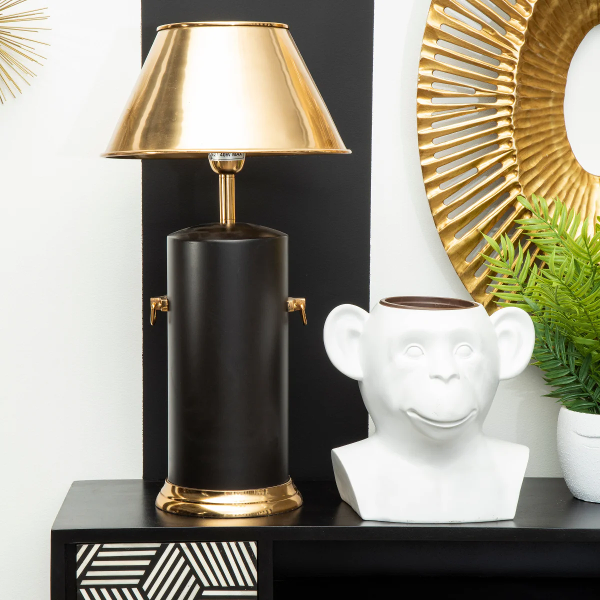 Beaumonde Home Melvin Empire Shade Table Lamp - Image 6