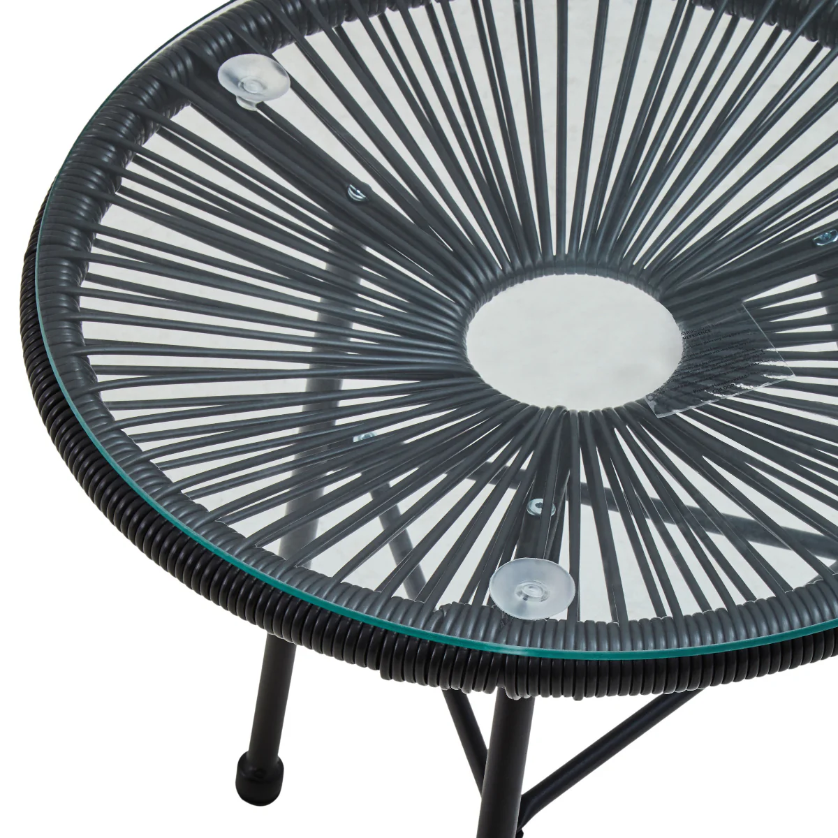 Beaumonde Home Miami Dual Tone Rattan 3 Piece Patio Set - Image 2