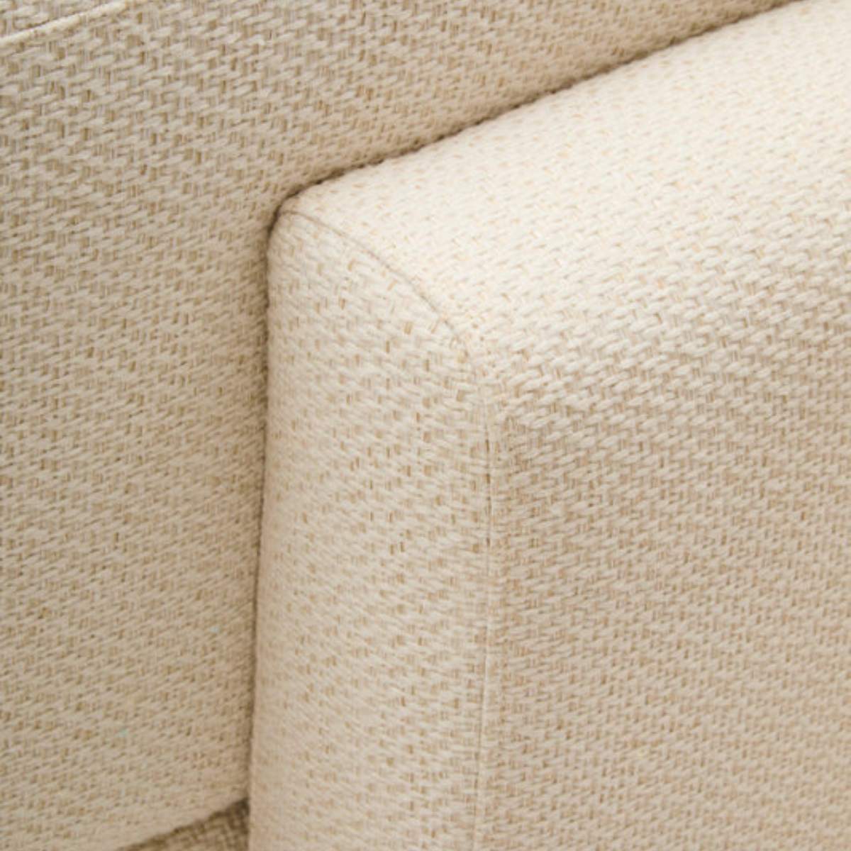 Beaumonde Home Ozzano Cream Linen Fabric 3 Seater Sofa - Image 8