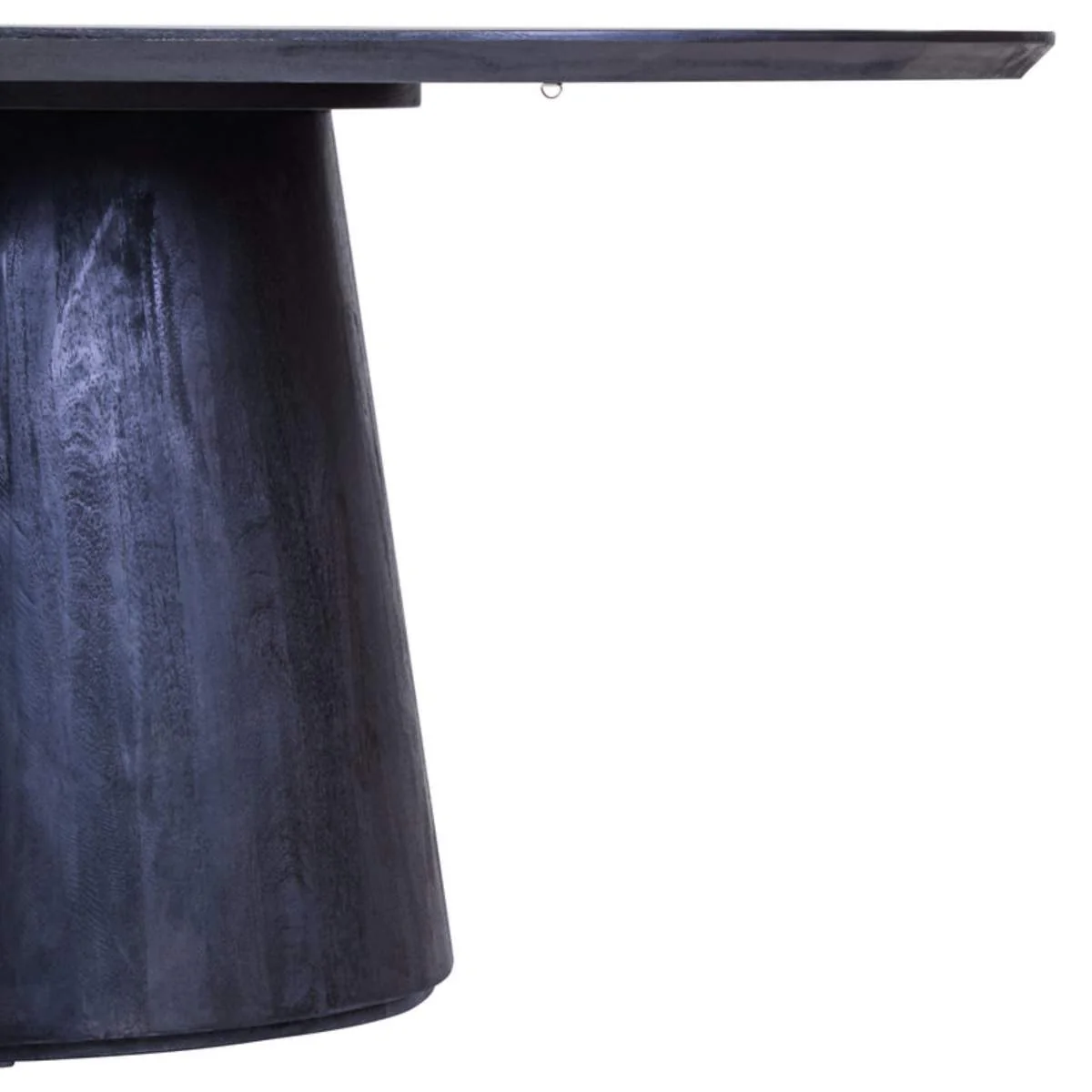 Beaumonde Home Perdoba Oval Mango Wood Black Finish Dining Table - Image 6