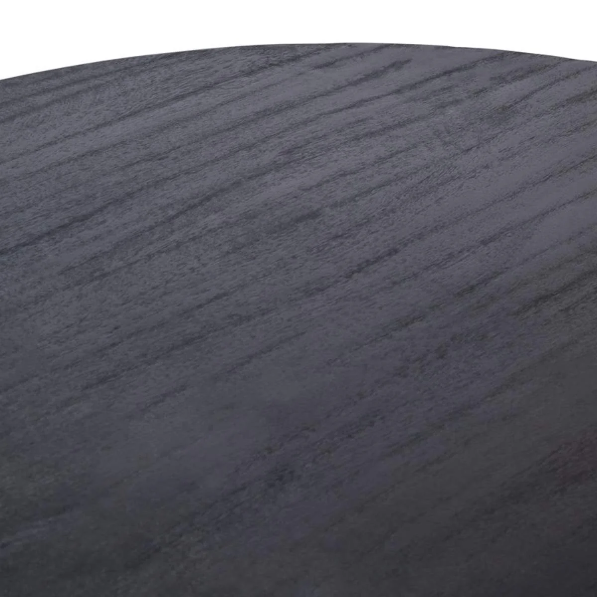 Beaumonde Home Perdoba Oval Mango Wood Black Finish Dining Table - Image 9