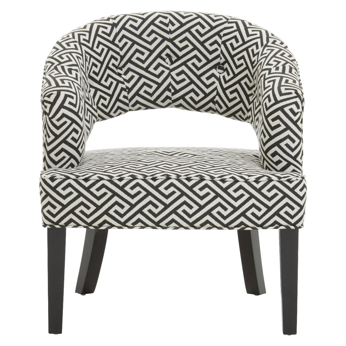 Beaumonde Home Regents Park Greek Key Design Cutout Lounge Chair