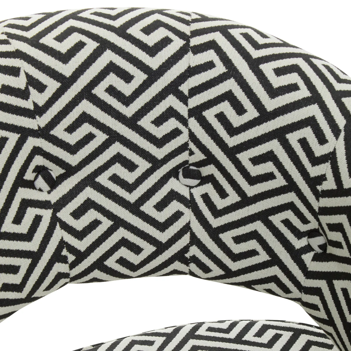 Beaumonde Home Regents Park Greek Key Design Cutout Lounge Chair - Image 2