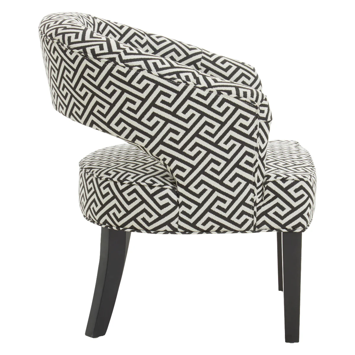 Beaumonde Home Regents Park Greek Key Design Cutout Lounge Chair - Image 6