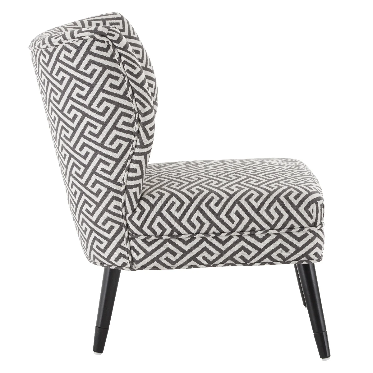 Beaumonde Home Regents Park Greek Key Design Lounge Chair - Image 3
