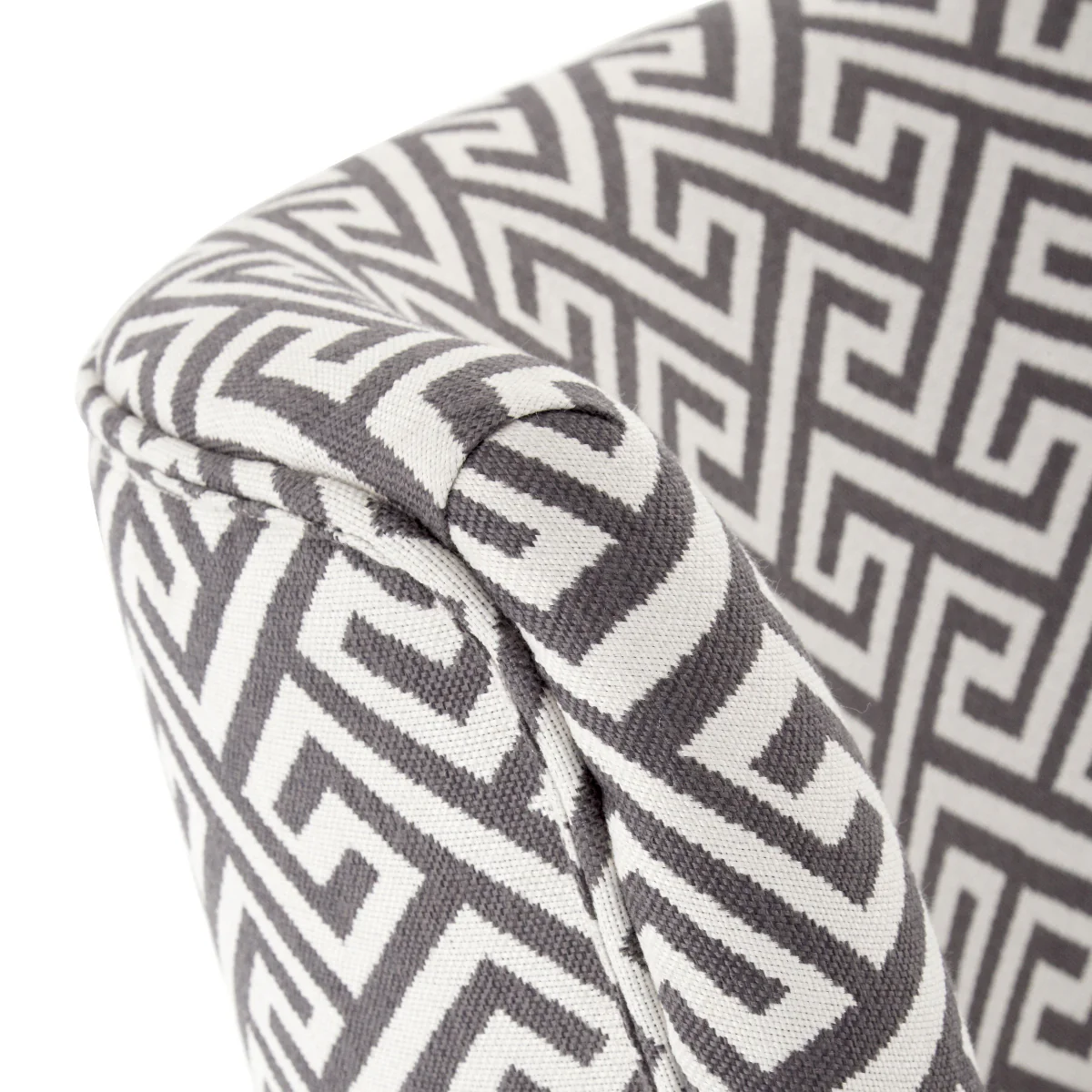 Beaumonde Home Regents Park Greek Key Design Lounge Chair - Image 6