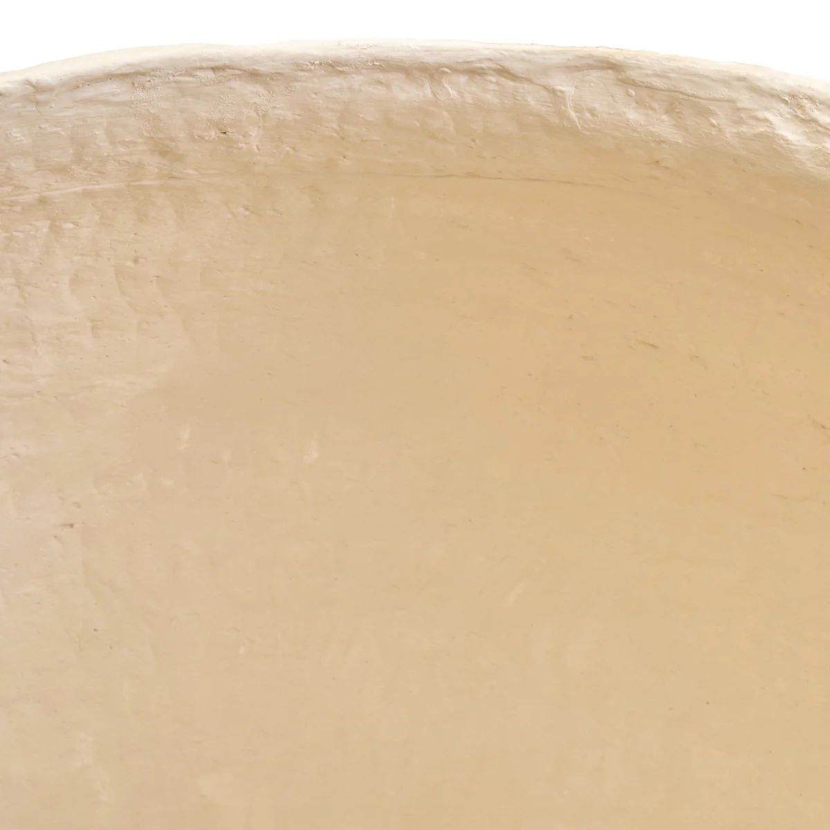 Beaumonde Home Sanai Cotton Mache Large Beige Planter - Image 4