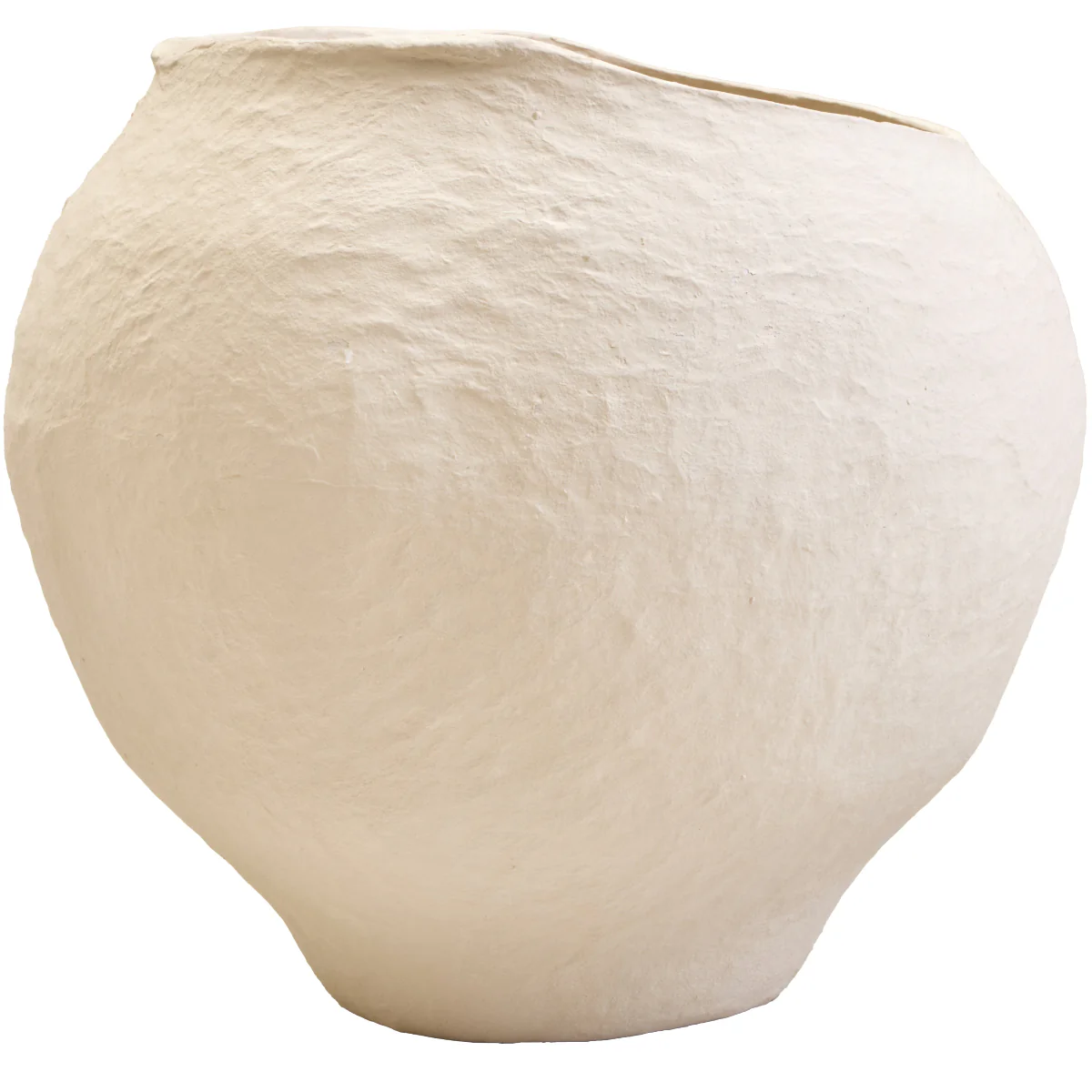 Beaumonde Home Sanai Cotton Mache Large Beige Planter - Image 7