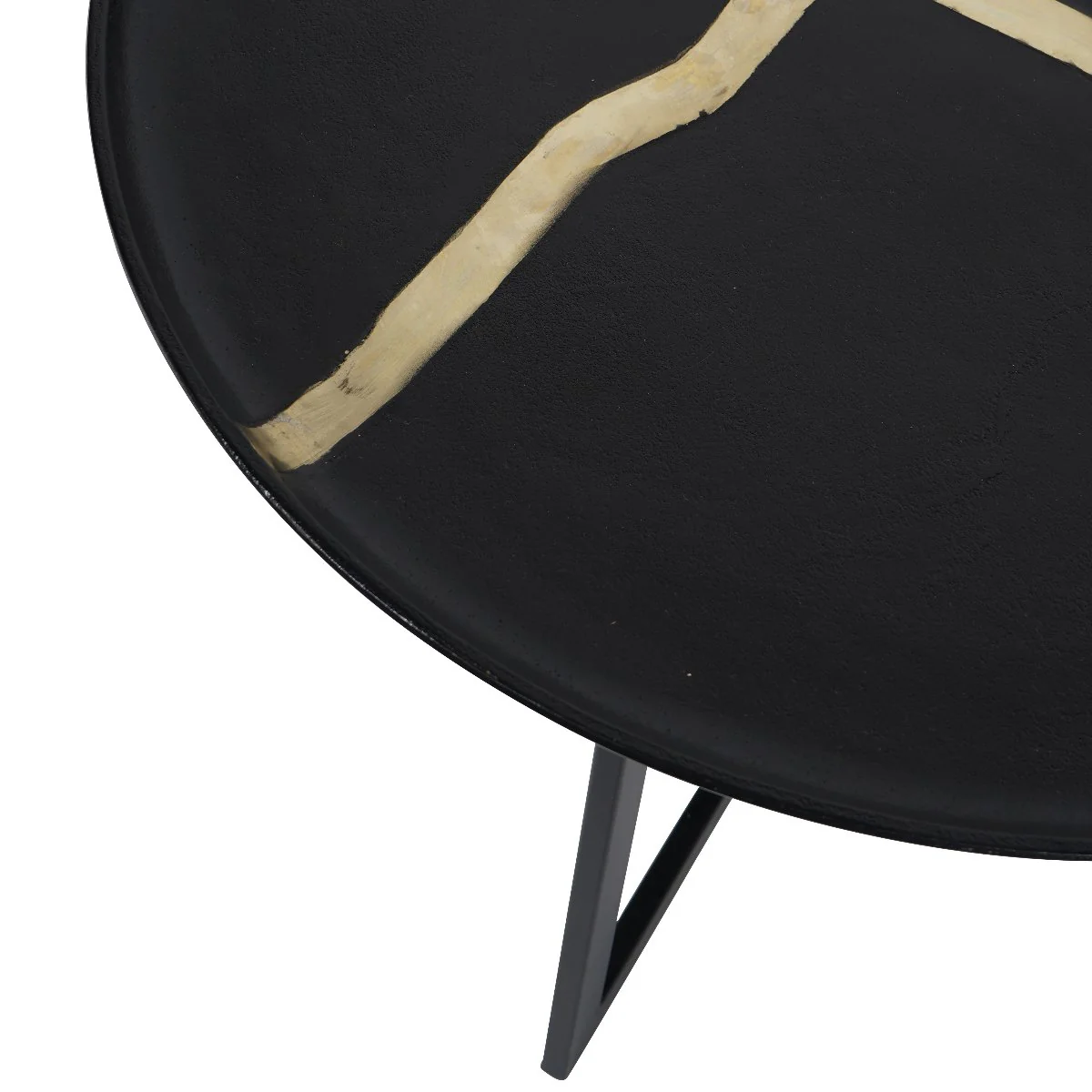 Beaumonde Home Soren Set of Two Textured Aluminium Coffee Tables - Image 5