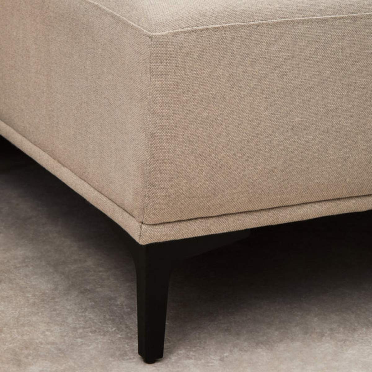 Beaumonde Home Toulon 3 Seat Natural Fabric Left Chaise Sofa - Image 12