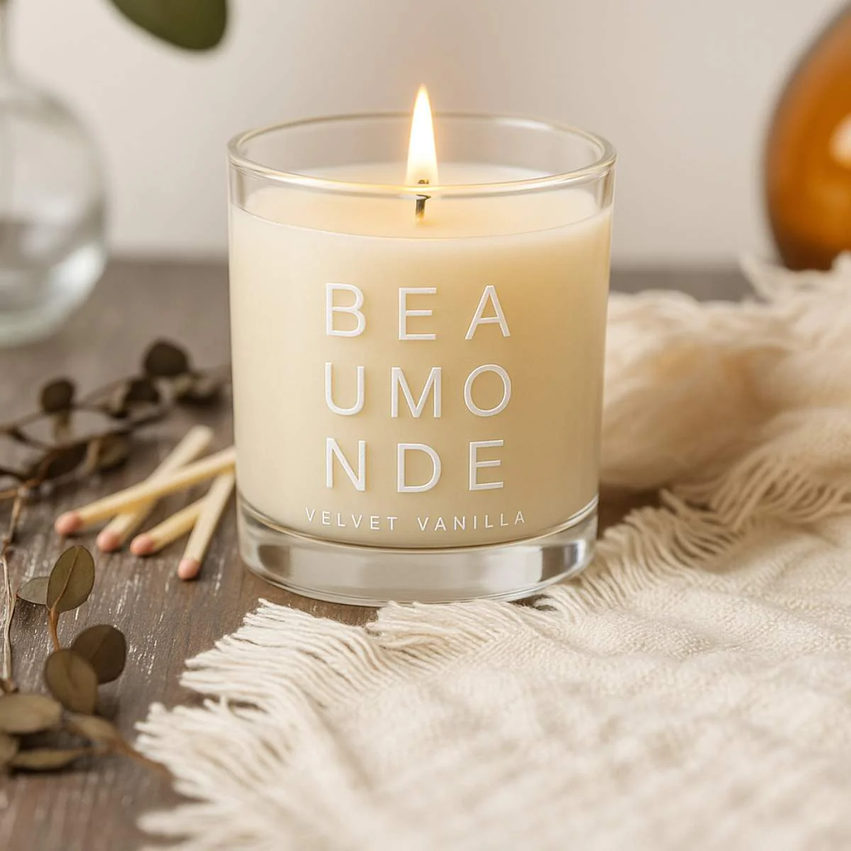 Beaumonde Velvet Vanilla Candle - Image 6