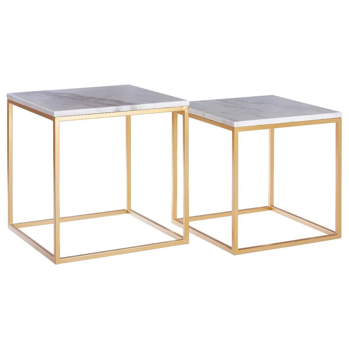 Beaumonde Home Avantis Set Of 2 Square Side Tables