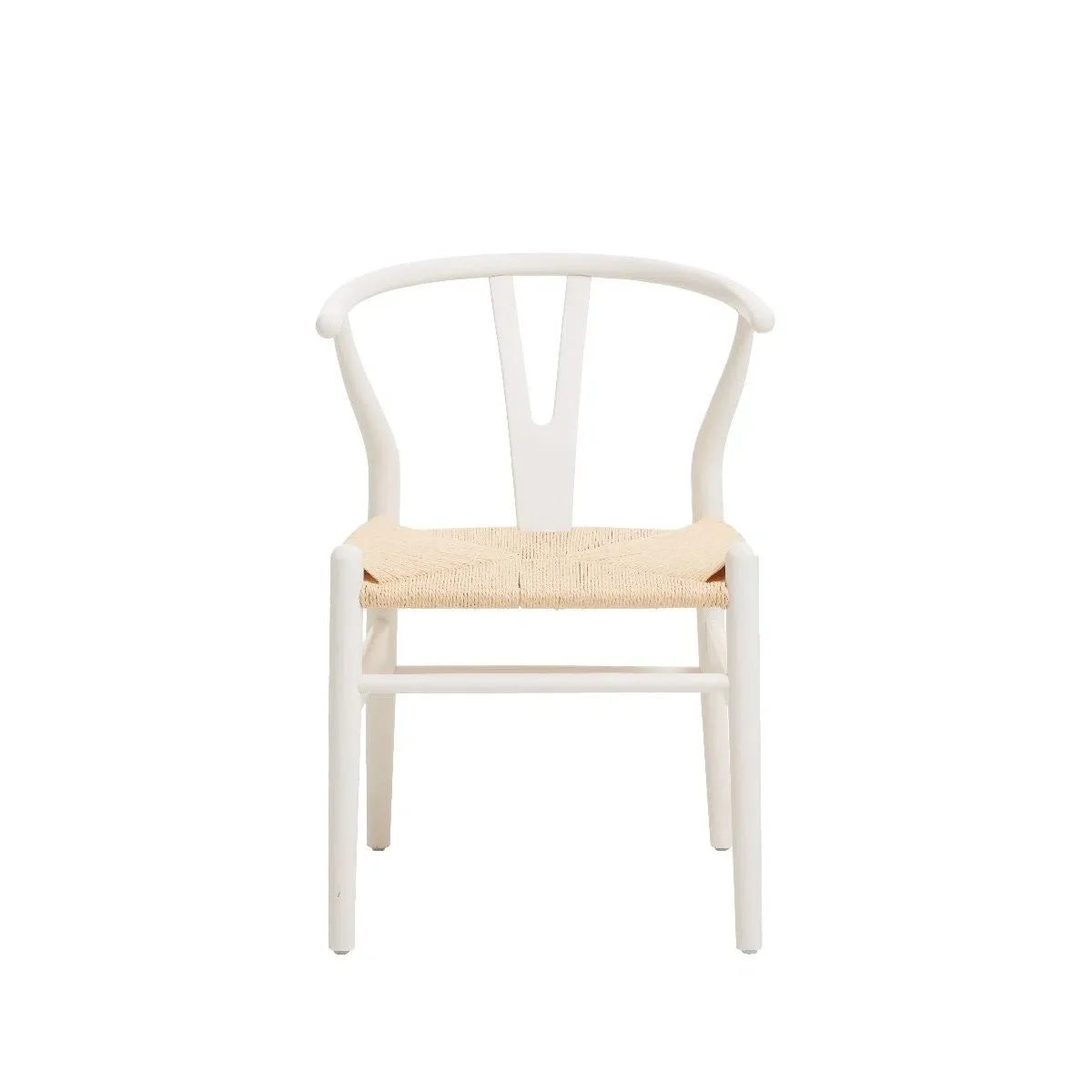 Beaumonde Home Avignon Wishbone Antique White Chair - Image 6