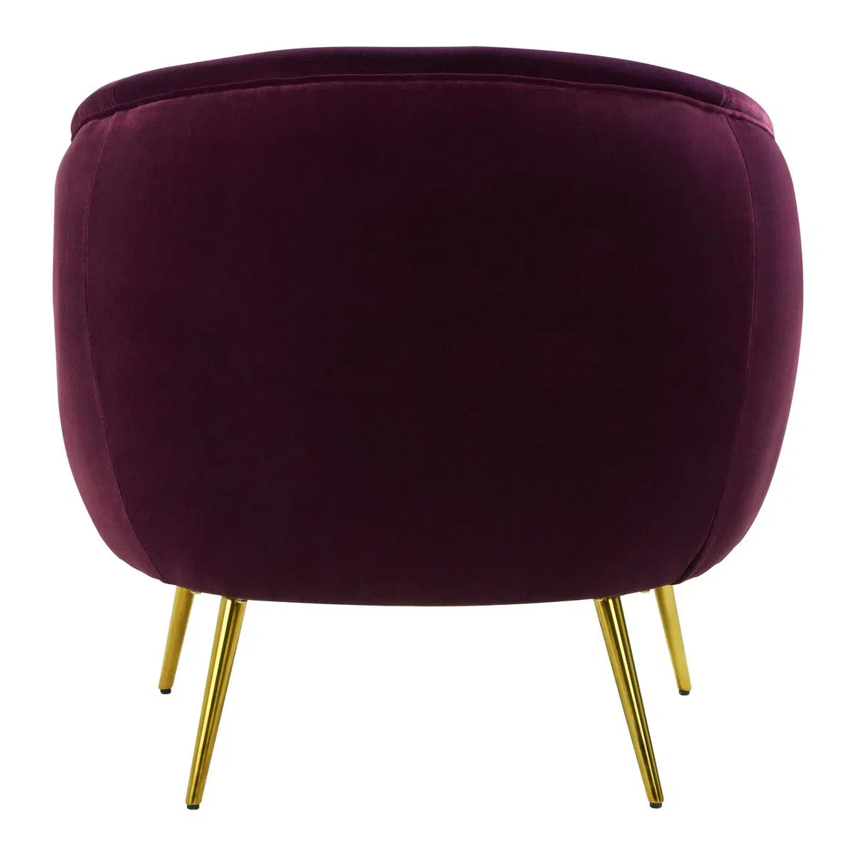 Beaumonde Home Brooklyn Purple Velvet Armchair - Image 5