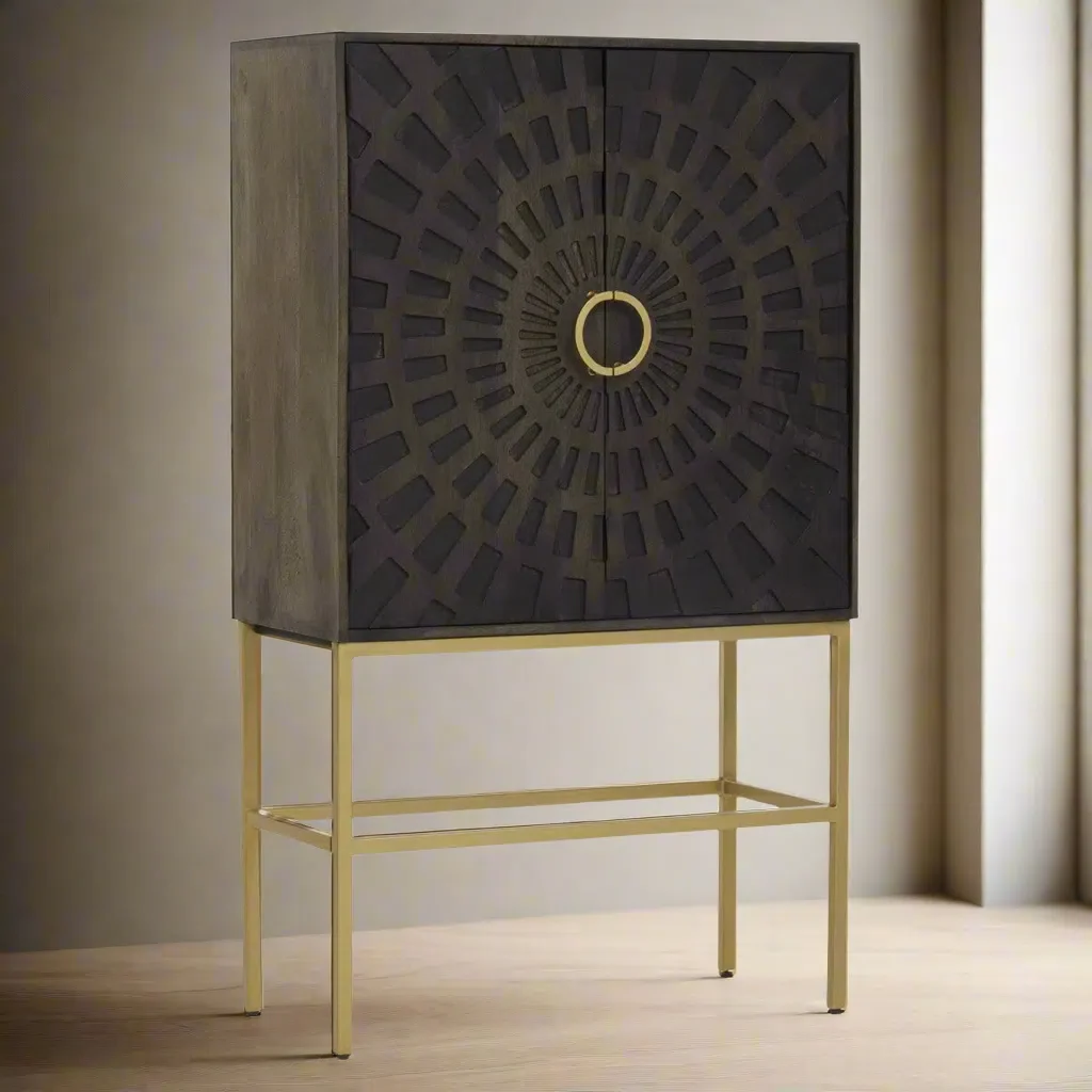 Beaumonde Home Curi Two Door Cabinet - Image 2