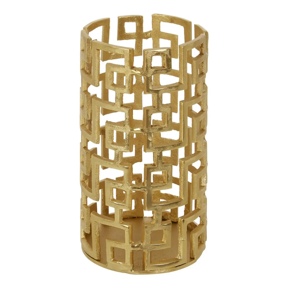 Beaumonde Home Delft Small Gold Finish Candle Holder - Image 3