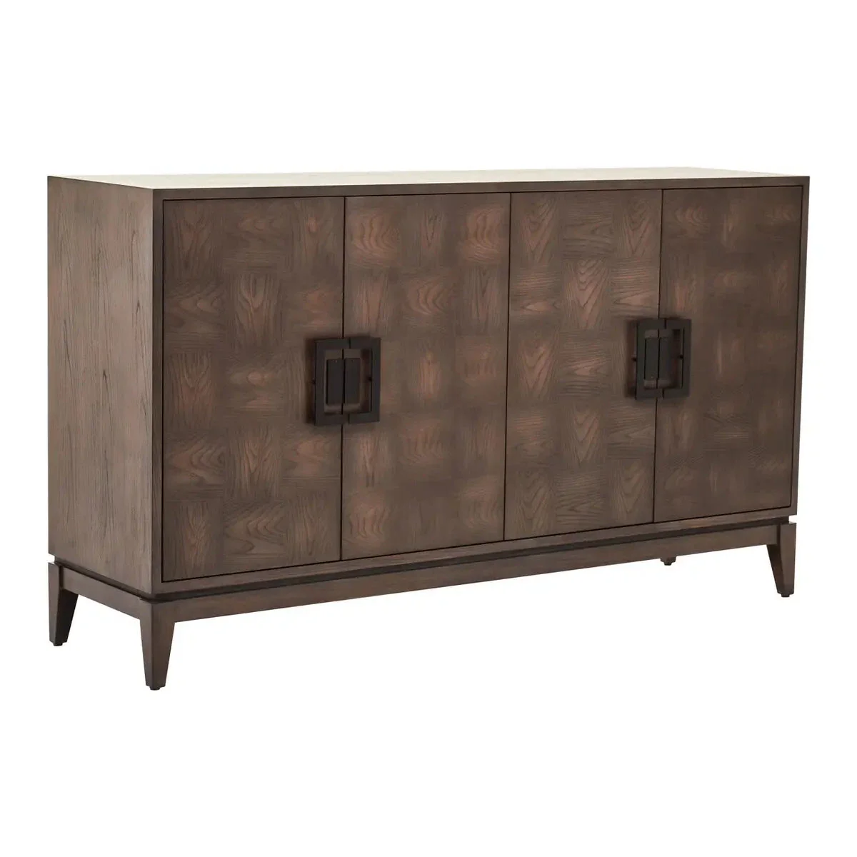 Beaumonde Home Diablo 4 Door Antique Grey Sideboard