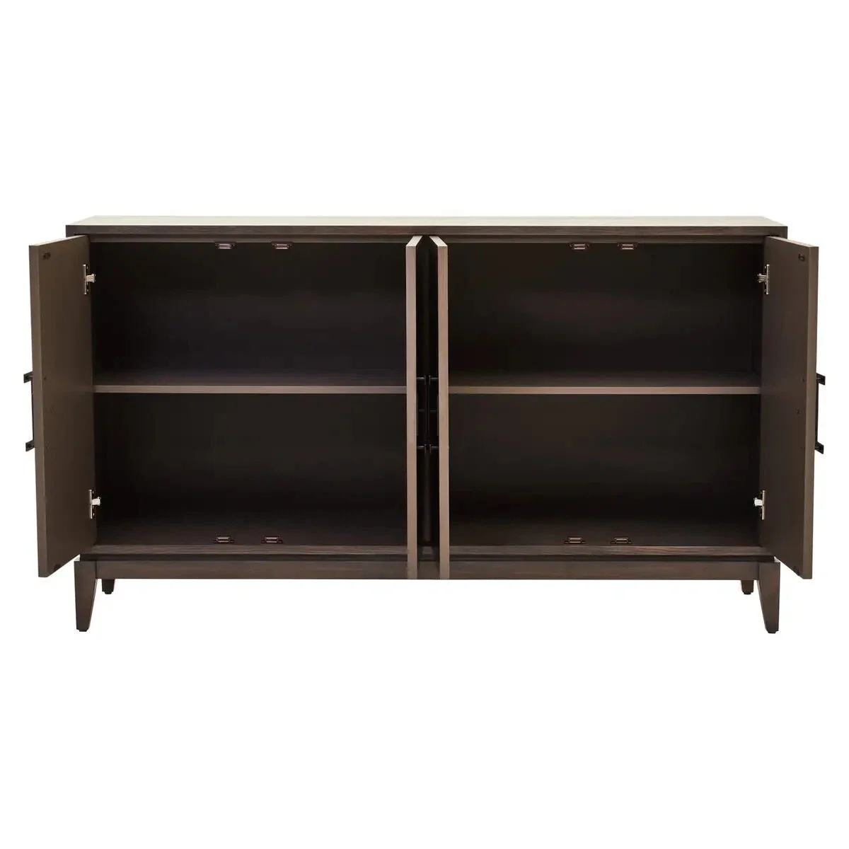 Beaumonde Home Diablo 4 Door Antique Grey Sideboard - Image 4