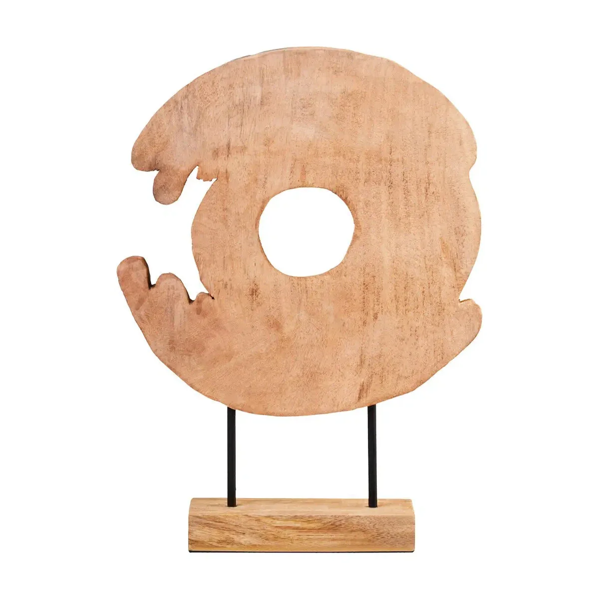 Beaumonde Home Faith Mango Wood Ring Sculpture - Image 5