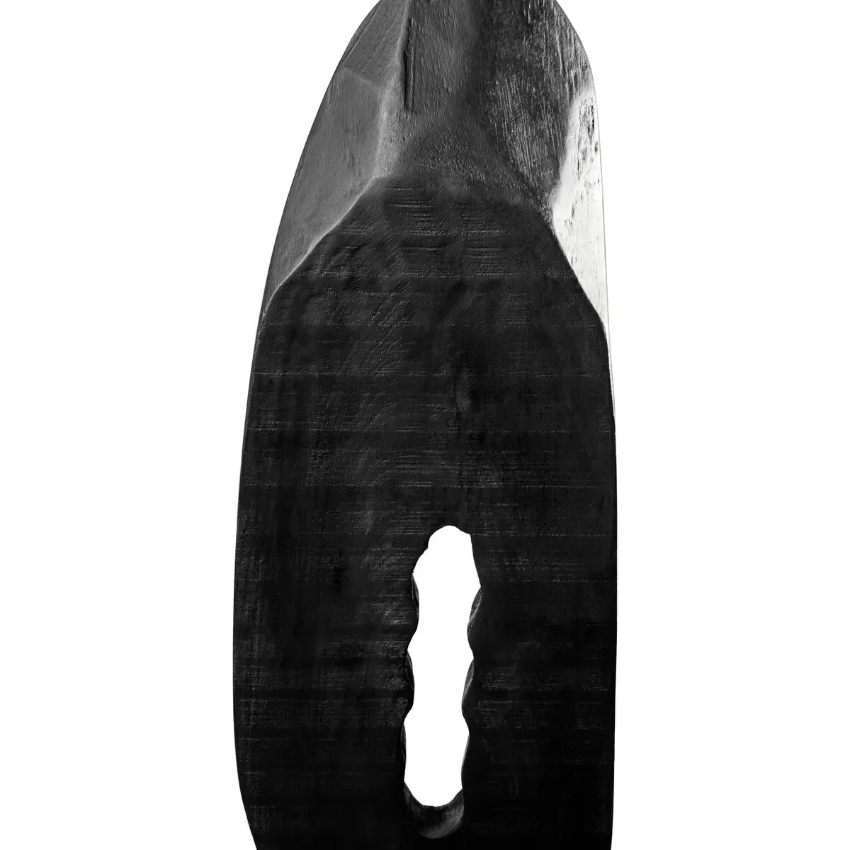 Beaumonde Home Fidel Rustic Black Vertical Mango Wood Slice Sculpture - Image 12