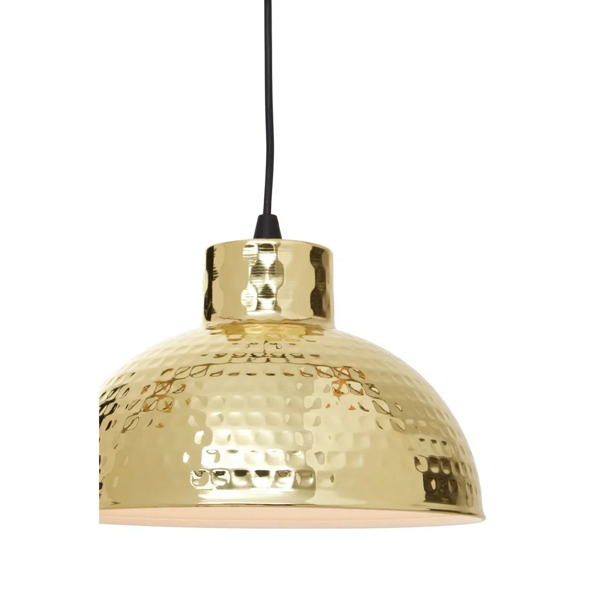 Beaumonde Home Foundry Industrial Gold Finish Pendant Light - Image 3